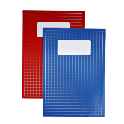 Qbasic Cahier Qbasic A4 80 feuilles carreaux 10mm assorti