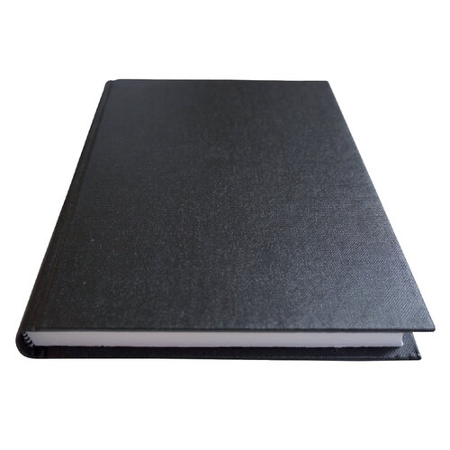 Qbasic Cahier Qbasic couverture rigide A5 400 pages ligné noir
