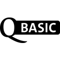 Qbasic Schrift Qbasic met harde kaft A5 400blz lijn zwart