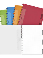 Adoc Cahier Adoc A4 carreau 5x5mm 144 pages 90g PP assorti