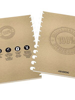Adoc Cahier Adoc BIO A4 carreau 5x5mm 144 pages 90g kraft