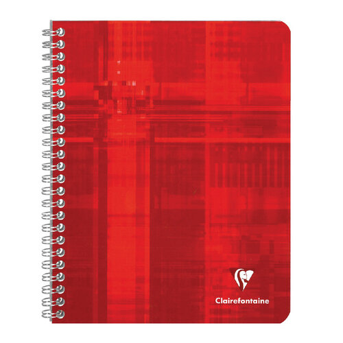 Clairefontaine Cahier Clairefontaine A4 ligné 100 pages spirale assorti