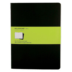 Schrift Moleskine 190x250mm blanco 240blz 70gr zwart