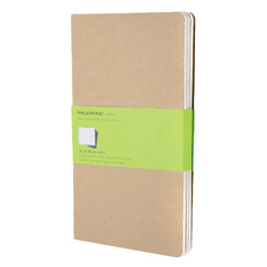 Schrift Moleskine 130x210mm blanco 160blz 70gr kraft