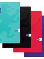 Oxford Schrift Oxford School A4 lijn 120blz 90gr assorti