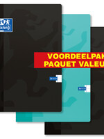 Oxford Schrift Oxford School A4 lijn 72blz 90gr assorti