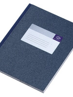 Atlanta Notitieboek Atlanta 210x165 128blz lijn blauw