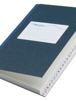 Atlanta Carnet de notes Atlanta 165x105mm ligné bleu avec alphabet