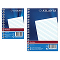 Atlanta Carnet de notes spirale latérale Atlanta A6 ligné 100 feuilles