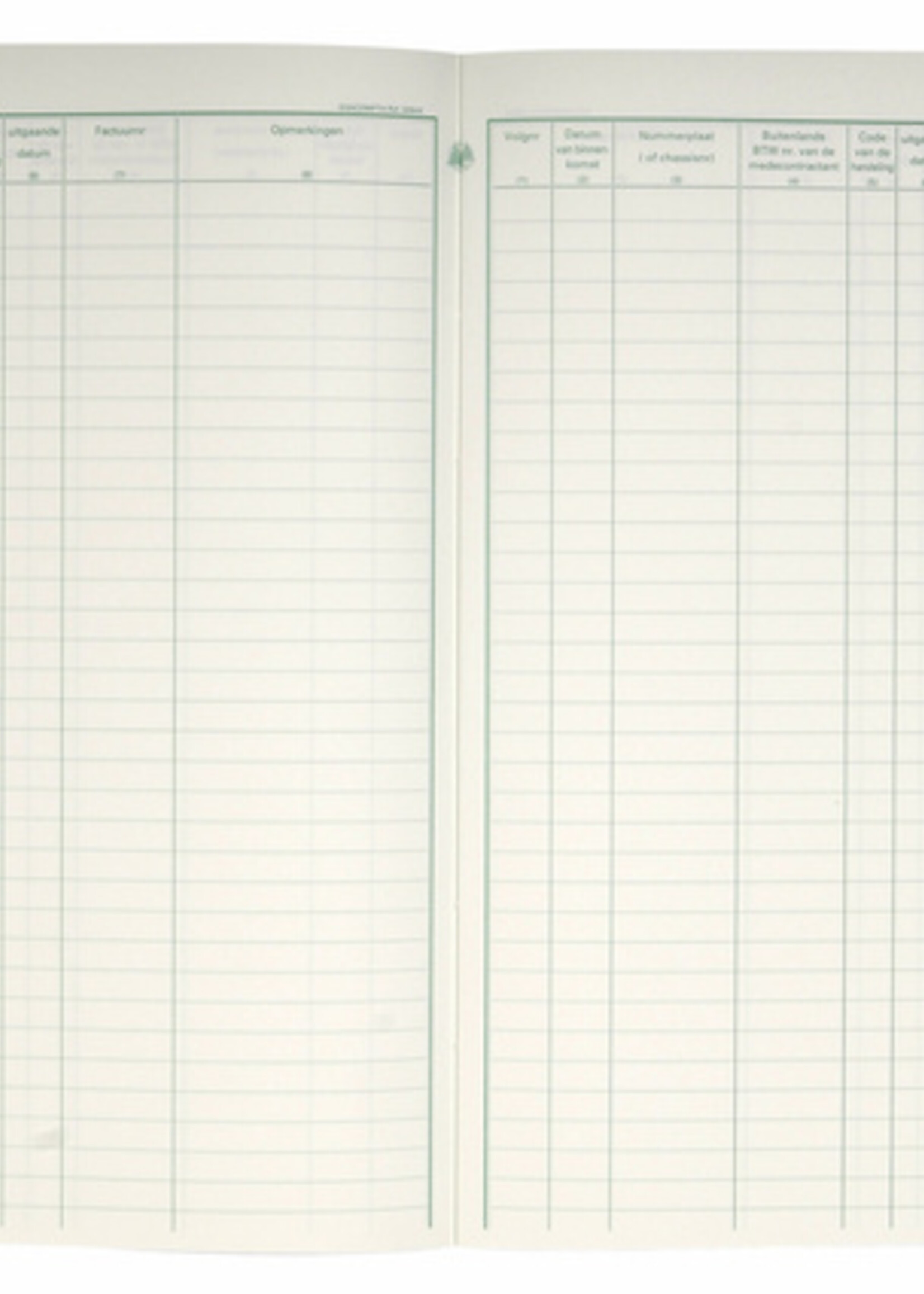 Exacompta Registre Piqûre garagiste 320X250mm 80 feuilles bleu