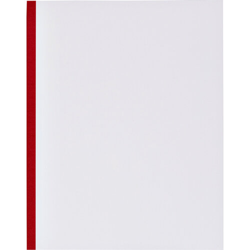 Office Livre de caisse 165x210mm 1 colonne 160 pages dos rouge assorti