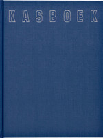 Office Kasboek 165x210mm 192blz 1 kolom blauw