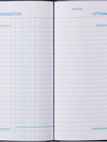 Office Livre de caisse 165x210mm 96 pages 2 colonnes bleu