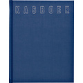 Office Kasboek 165x210mm 96blz 2 kolommen blauw