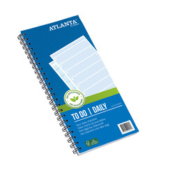 Things to do Atlanta Daily 140x297mm 125 feuilles 70g bleu