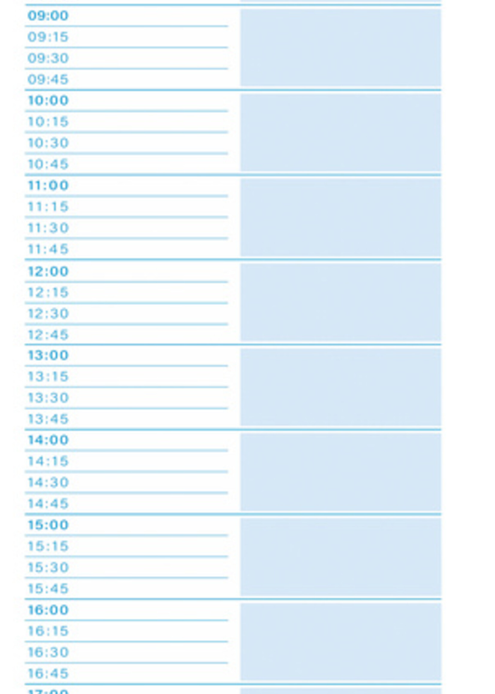 Atlanta Things to do Atlanta Daily 140x297mm 125 feuilles 70g bleu