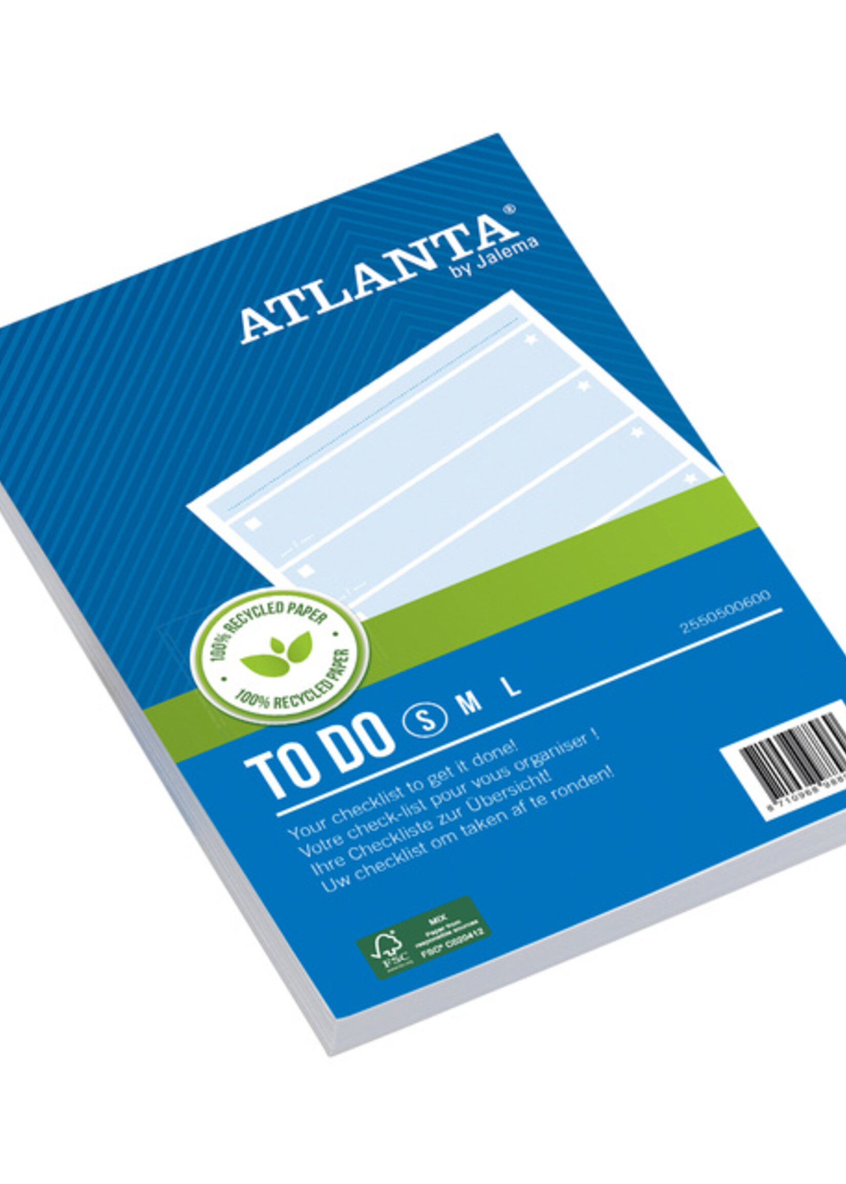 Atlanta Bloc Things To Do Atlanta 148x105mm 100 feuilles 70g bleu