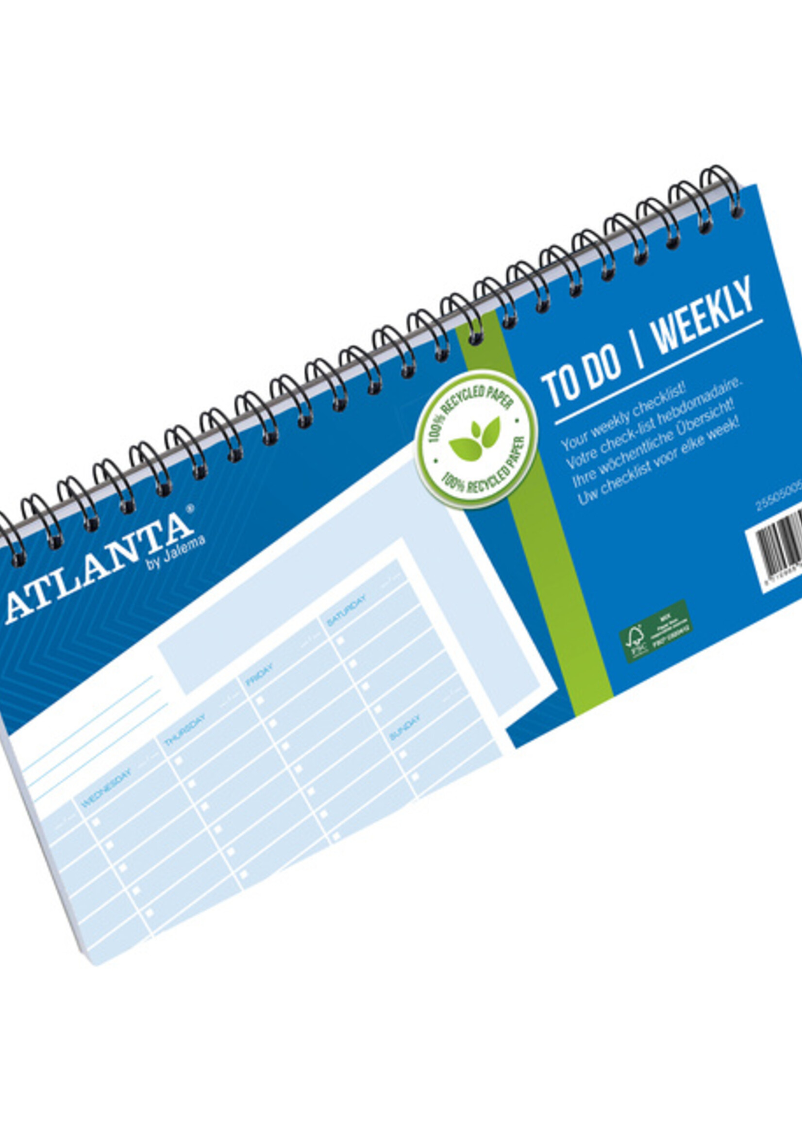 Atlanta Things To Do Atlanta Weekly 297x150mm 60 feuilles 70g paysage bleu