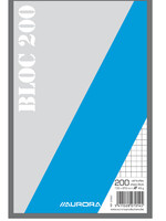 Aurora Kladblok 135x210mm ruit 5X5mm 200vel