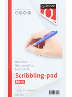 Quantore Bloc brouillon Quantore 12x20cm 200 feuilles
