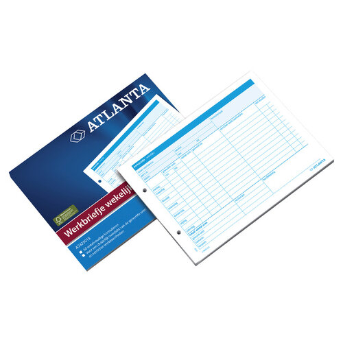 Atlanta Fiche d’horaire Atlanta hebdomadaire A5 50 feuilles