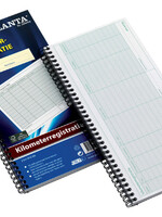 Atlanta Bloc d’enregistrement kilométrage Atlanta 40x 2 feuilles à spirale