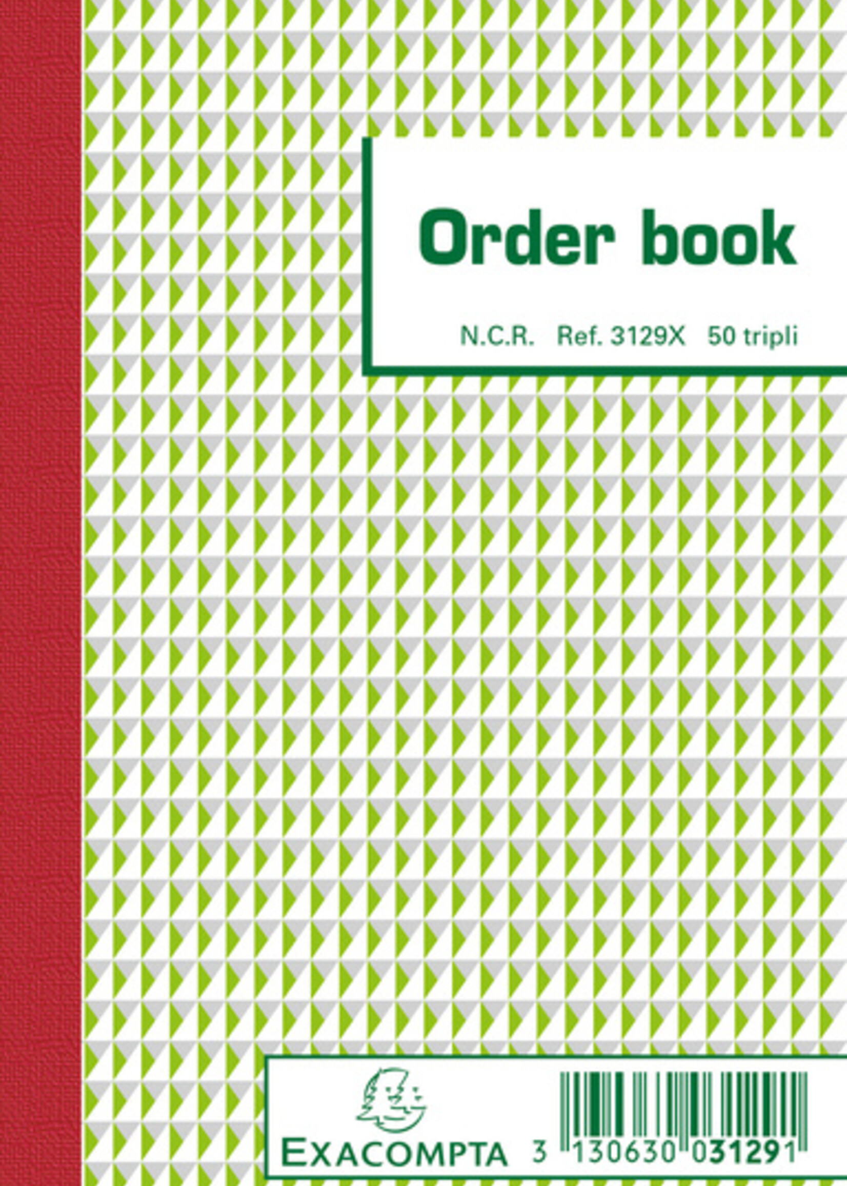 Exacompta Carnet de commande Exacompta 175x105mm 50x3 feuilles