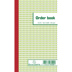 Carnet de commande Exacompta 175x105mm 50x3 feuilles