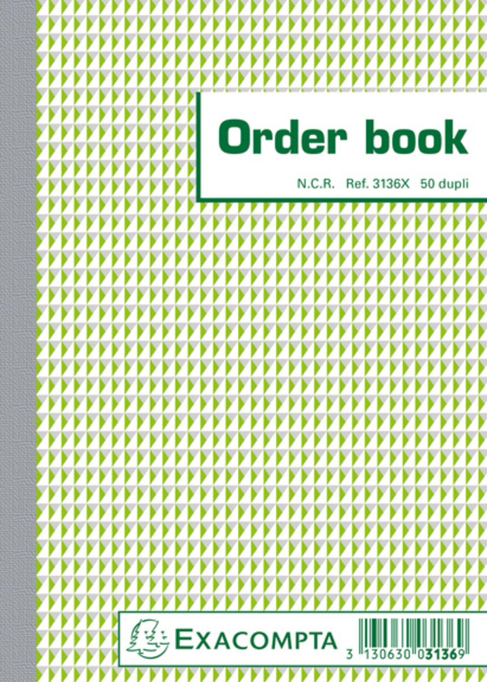 Exacompta Carnet de commande Exacompta 210x135mm 50x2 feuilles