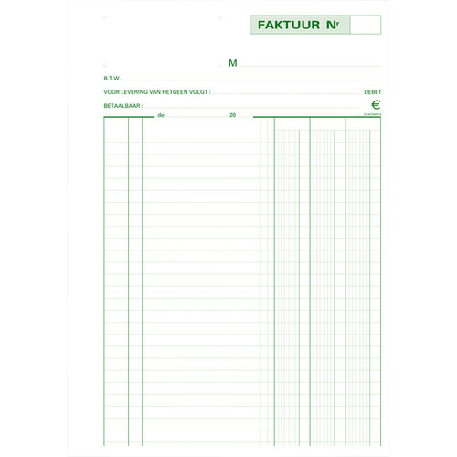 Exacompta Livre de caisse Manifold Factures Dupli 50 feuilles (NL)
