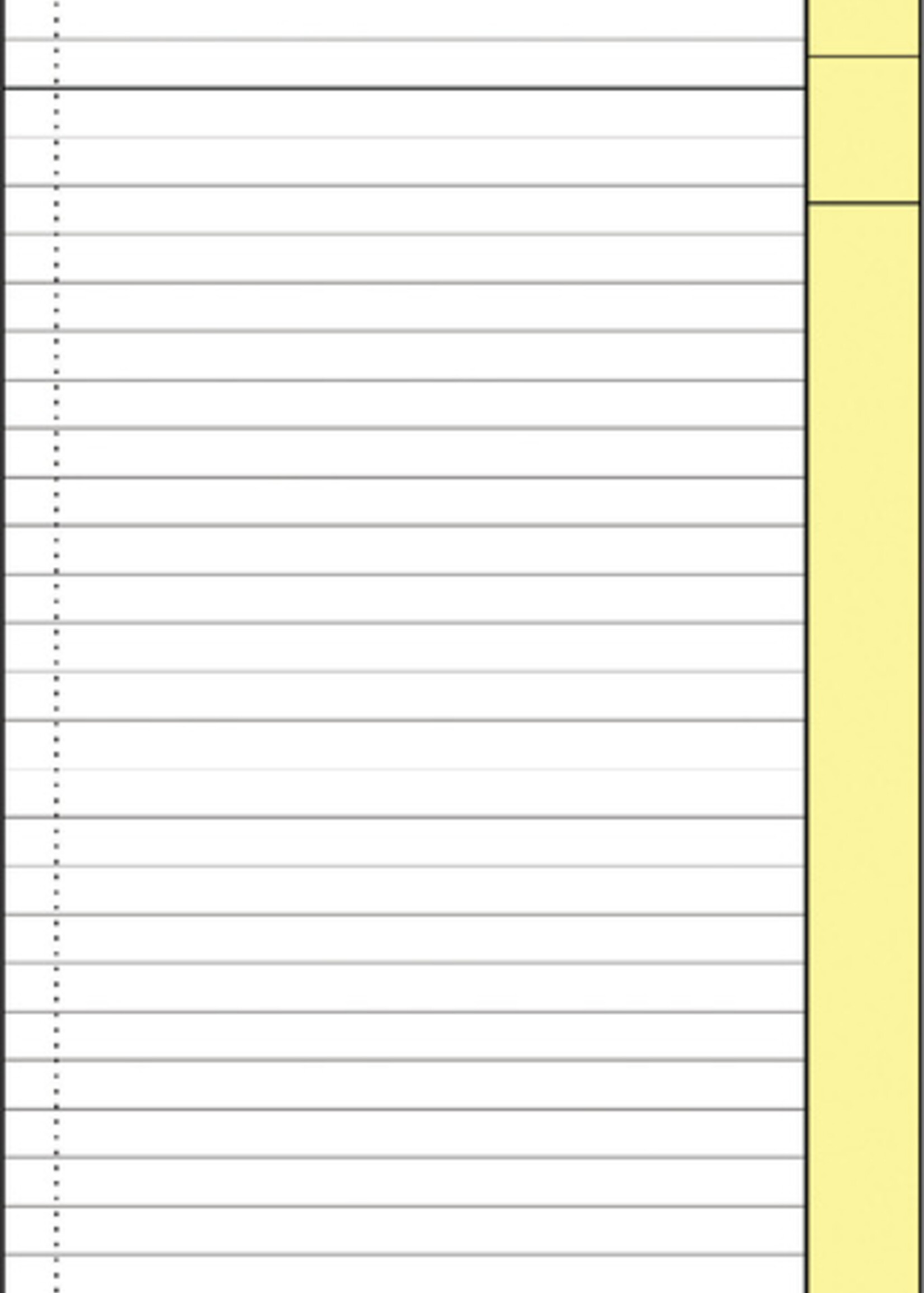 Expres Carnet de commission Expres SI-30020 210x105mm 50x2 feuilles