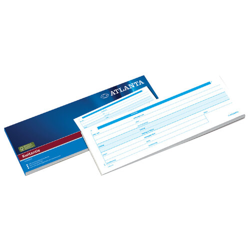 Atlanta Carnet de quittances Atlanta 105x297mm 100 feuilles