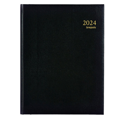 Brepols Agenda 2026 Brepols Ambassador 1 jour/1 page noir