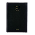Brepols Agenda 2026-2026 Brepols Bretime Lima 16 mois 7 jours/2 pages noir