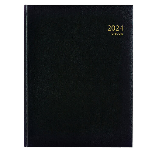 Brepols Agenda 2026 Brepols Timing Lima 7 jours/2 pages noir