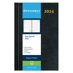 Agenda 2026 Ryam Efficiency Baladek 1 jour/1 page noir