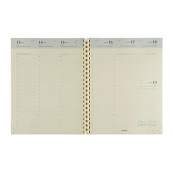Recharge agenda 2026 Concorde spirale 7 jours/2 pages