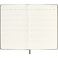 Moleskine Agenda 2023/2024 Moleskine 18M Planner Weekly 7dag/1pagina large 130x210mm hard cover black