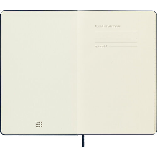 Moleskine Agenda 2023/2024 Moleskine 18M Planner Weekly 7dag/1pagina large 130x210mm hard cover saffier blauw