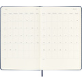 Moleskine Agenda 2023/2024 Moleskine 18M Planner Weekly 7dag/1pagina large 130x210mm hard cover saffier blauw