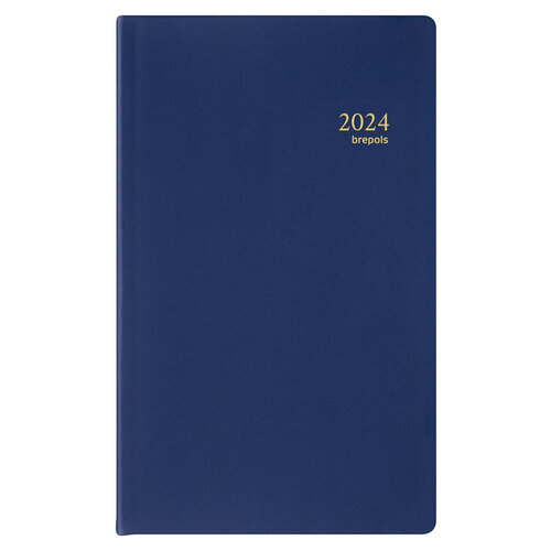 Brepols Agenda 2026 Brepols Breplan Seta 7 jours/1 page assorti noir bordeaux bleu