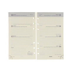 Recharge agenda 2026 Brepols Brefax 17 7 jours/2 pages