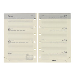 Recharge agenda 2026 Brefax 27 7 jours/2 pages