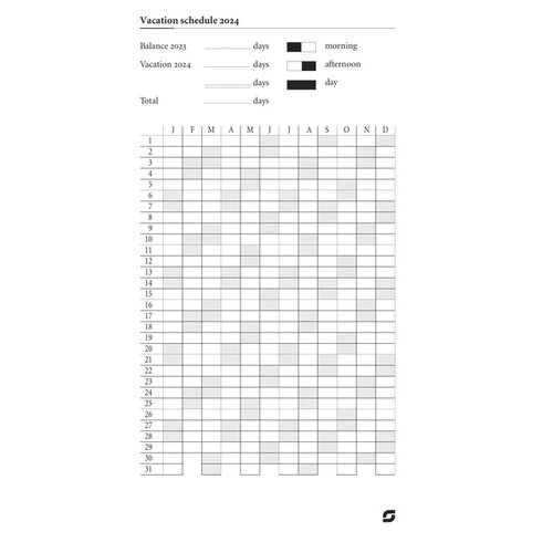 Succes Recharge agenda 2026 Succes Standard 1 jour/1 page