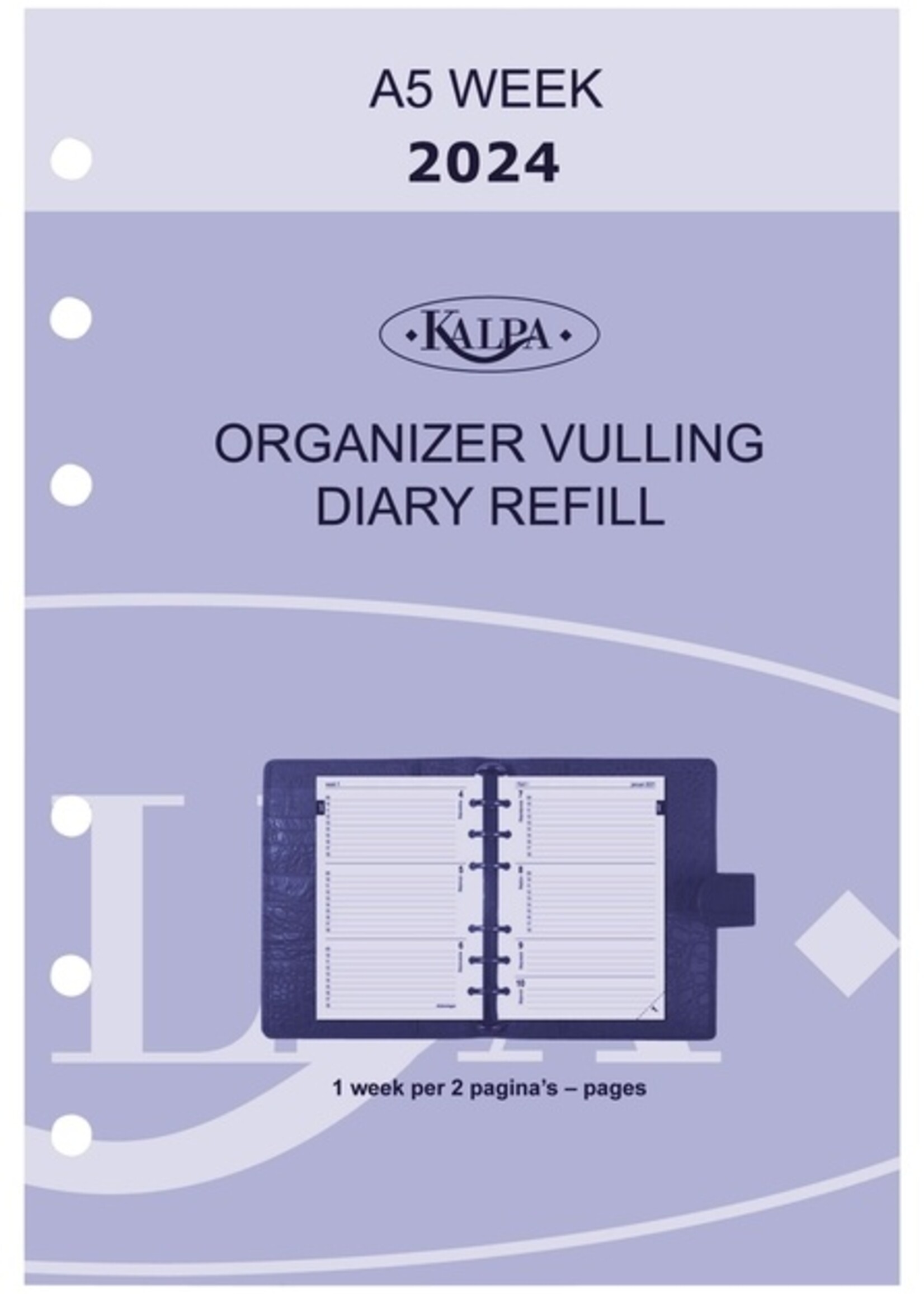 Kalpa Agendavulling 2026 Kalpa A5 jaardoos 7dagen/2pagina's