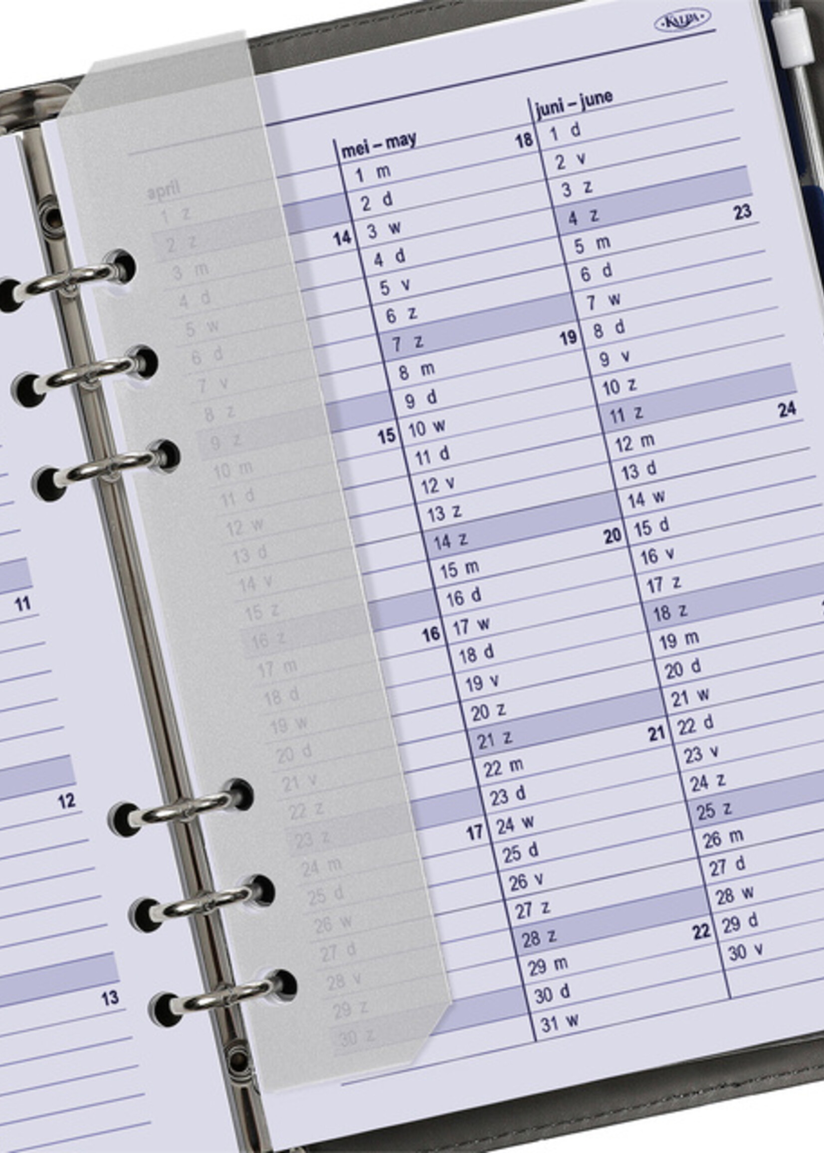 Kalpa Agendavulling 2026 Kalpa A5 jaardoos 7dagen/2pagina's