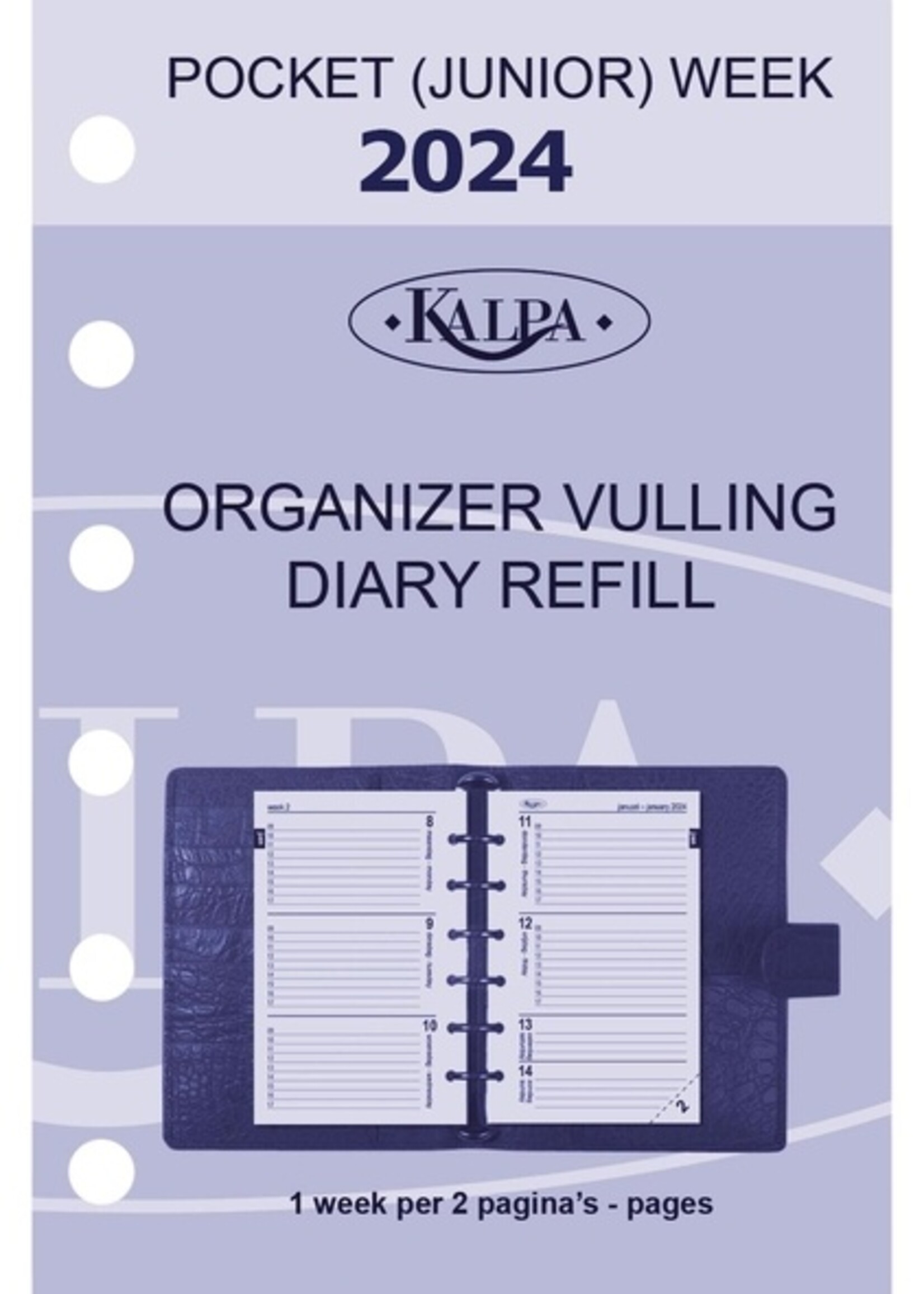 Kalpa Recharge agenda 2026 Kalpa Pocket boîte année 7jours/2pages