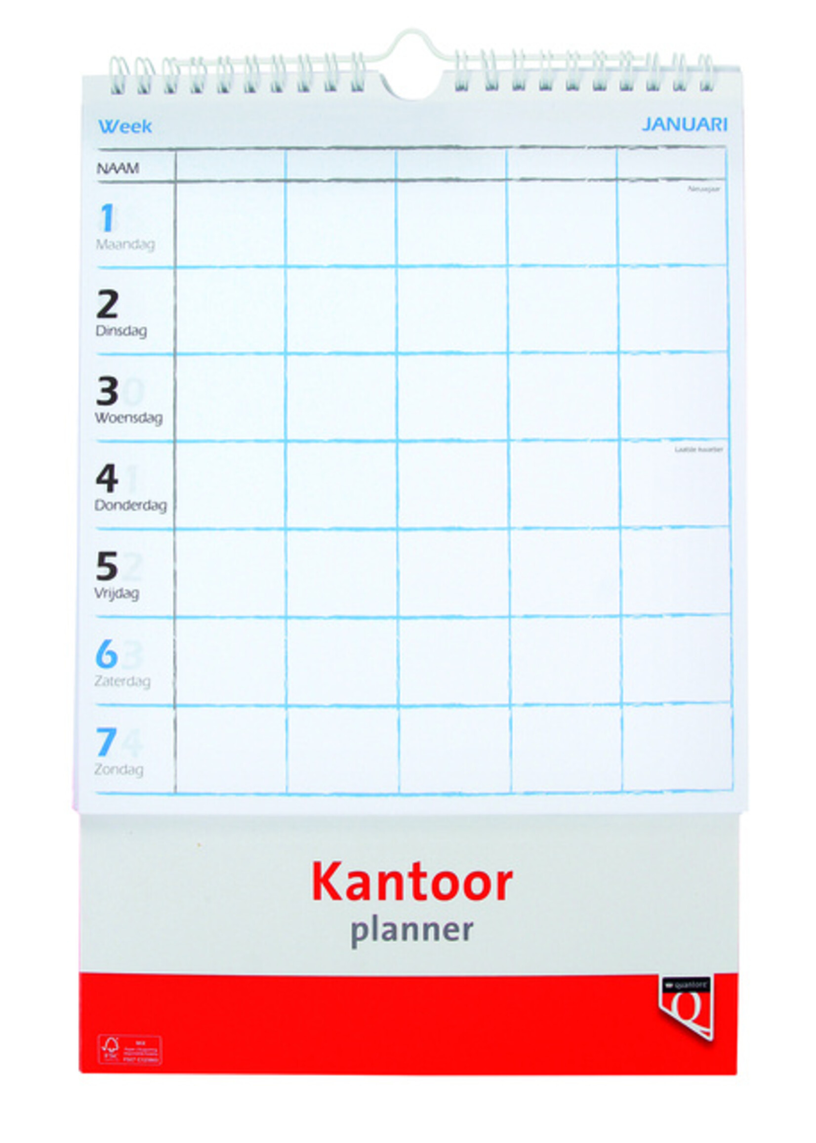 Quantore Planning de bureau 2026 Quantore