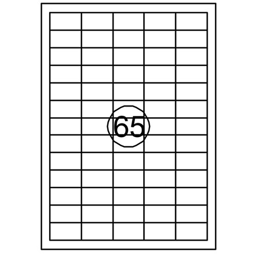 Quantore Etiket Quantore 38.1mmx21.2mm 6500stuks