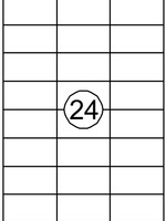 Quantore Etiquette Quantore 70x37mm  2400 pièces